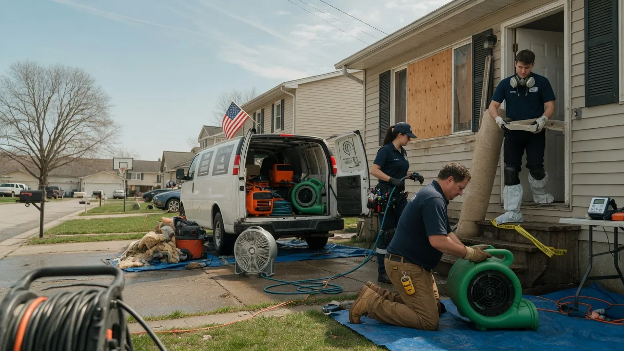 Water Damage Restoration in Dubois, IN near me